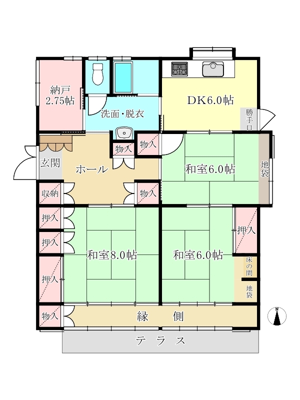 【武蔵境&nbsp;賃貸】間取図
