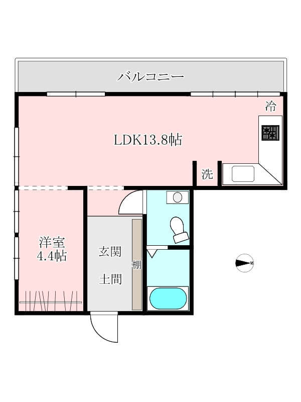 【武蔵境&nbsp;賃貸】間取図